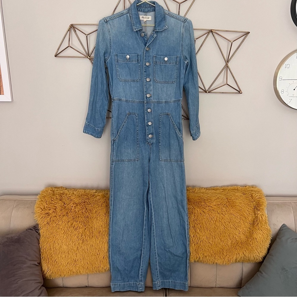 Madewell Denim Long-sleeved Jumper, Size XXS
